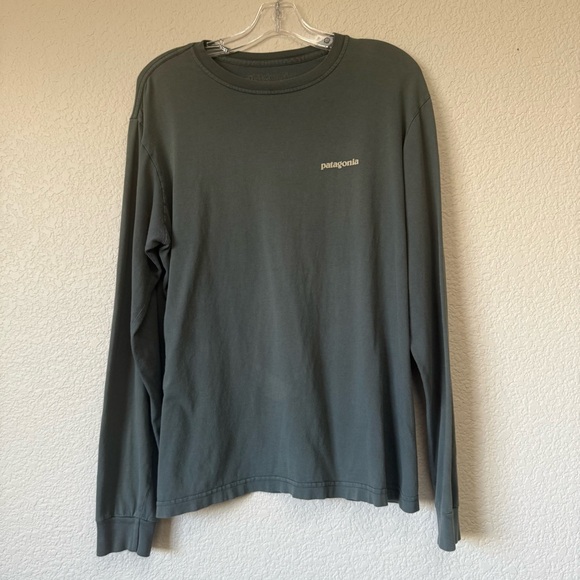 Patagonia Vintage Hiroshige Japanese Woodblock North Sea Hokusai Wave Tee size M - Picture 3 of 7